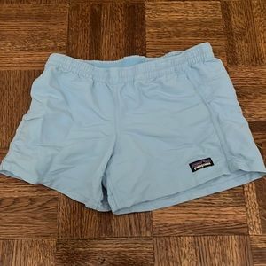 baby blue Patagonia shorts